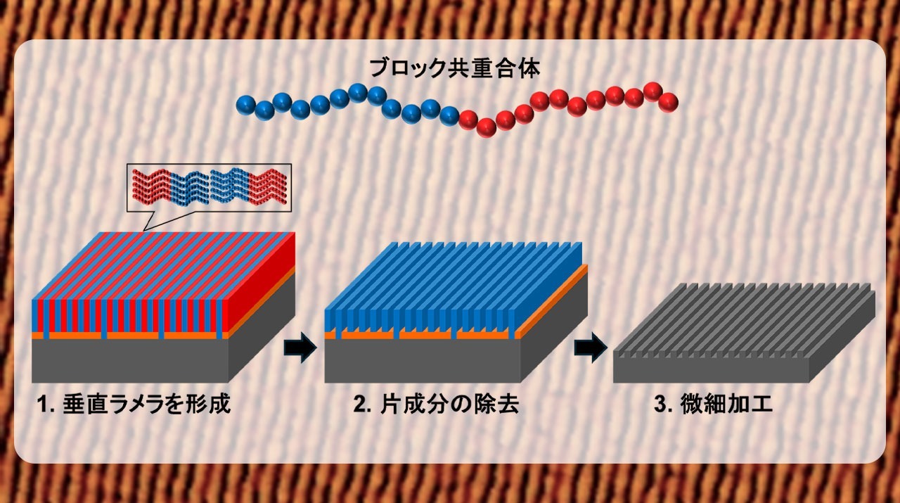 10 nmの限界を突破！線幅7.6 nmの半導体微細加工を可能にする高分子ブロック共重合体の開発に成功