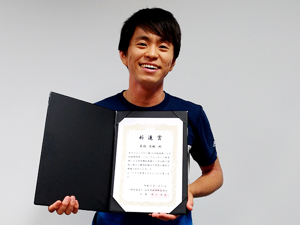 Naoki Kuwamura, Master's second grade in Inoue Sakaguchi Lab.