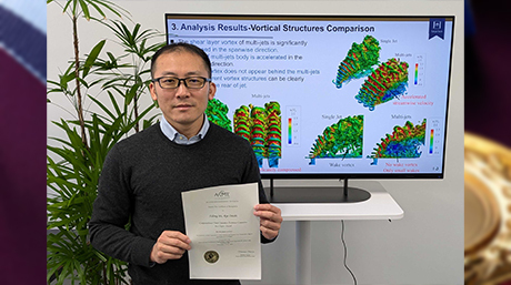 Xidong HUさん(大西研究室D3)が米国機械工学会の論文賞を受賞