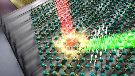原子層二次元材料の波長変換を音響波で高速制御することに成功
