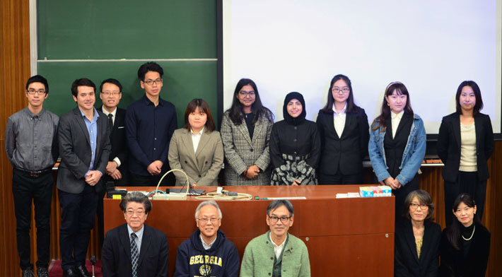 Group photo of participants and judges