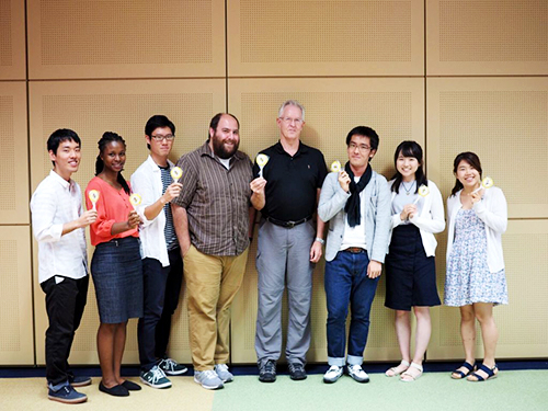 Participating faculty from Georgia Tech with student from Tokyo Tech